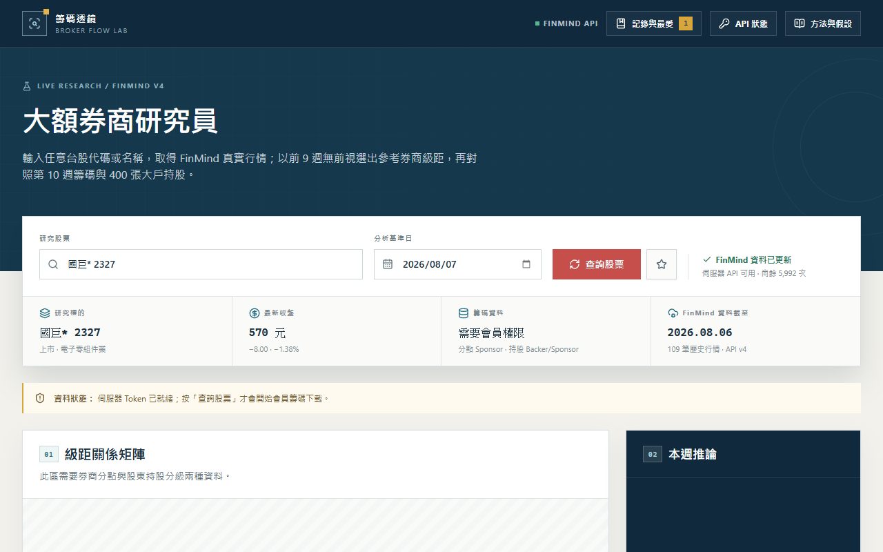 Broker Flow Lab畫面縮圖
